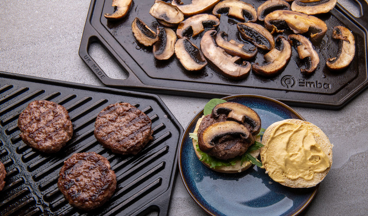 reversible griddle for vegetables